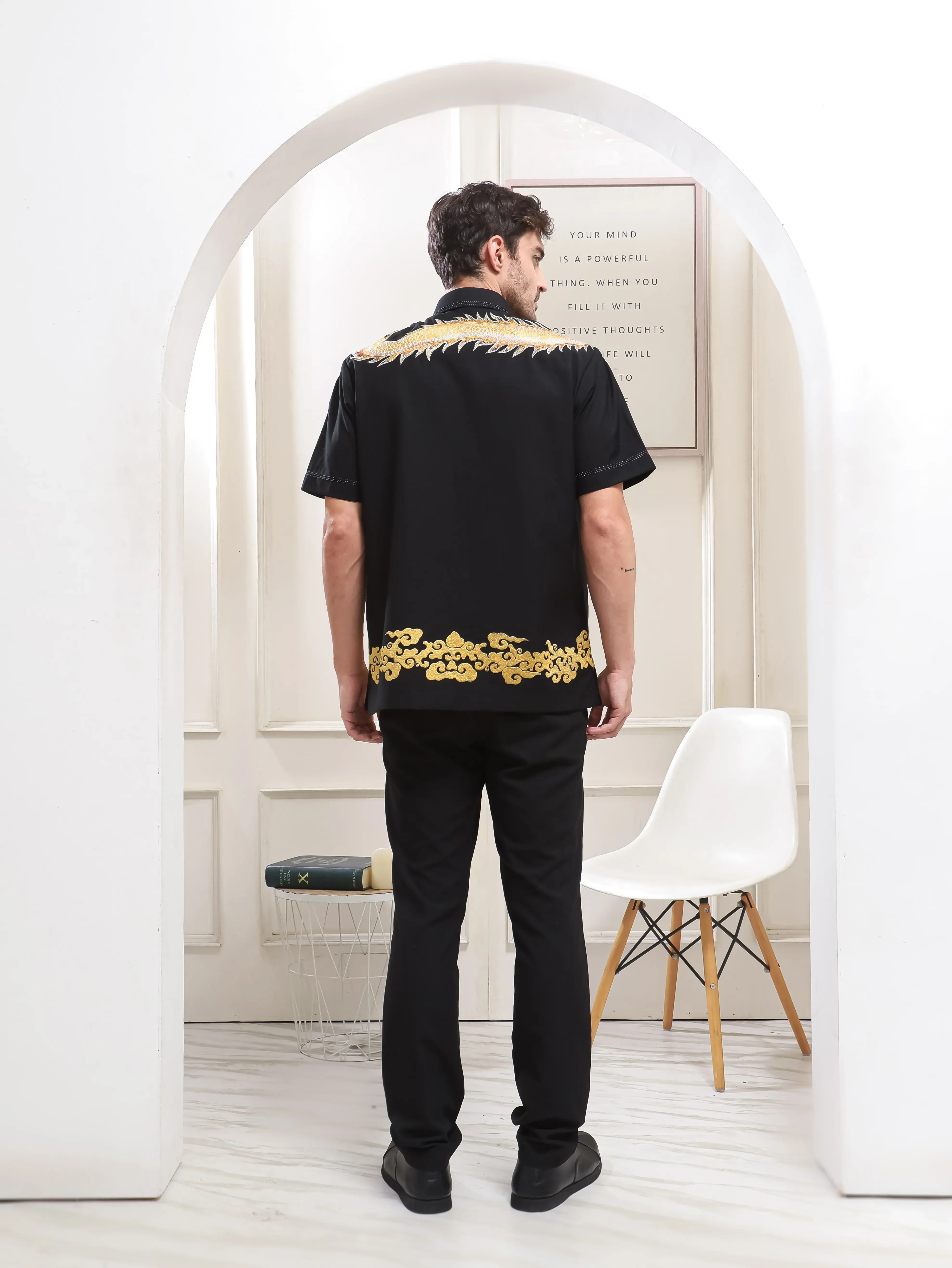 Kemeja Golden Dragon