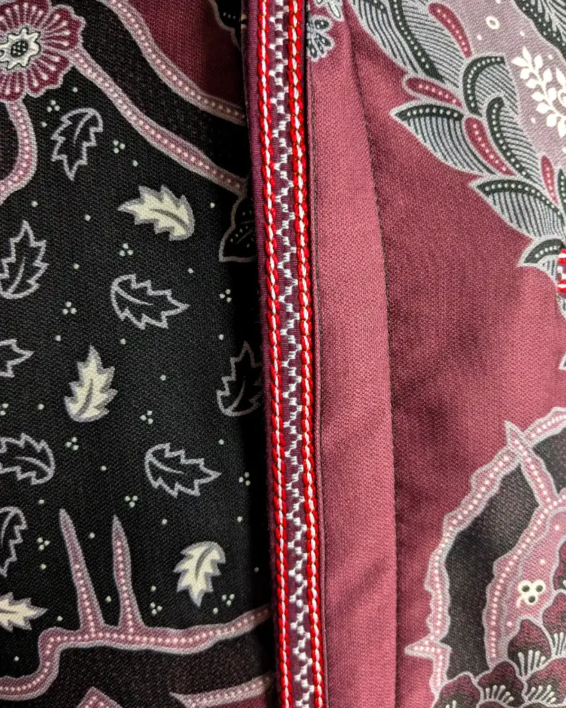 Batik Aruna Maroon