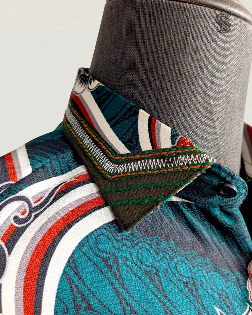 Batik Premium Teal Elegance