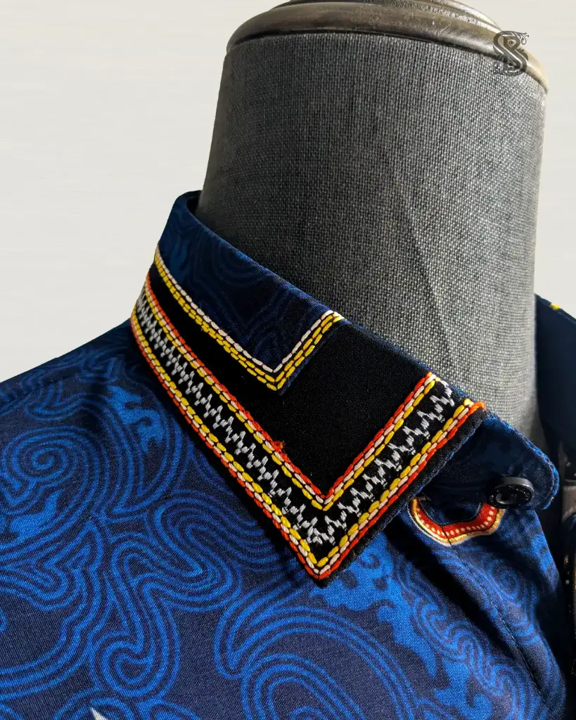 Batik Hornbill Heritage Navy 