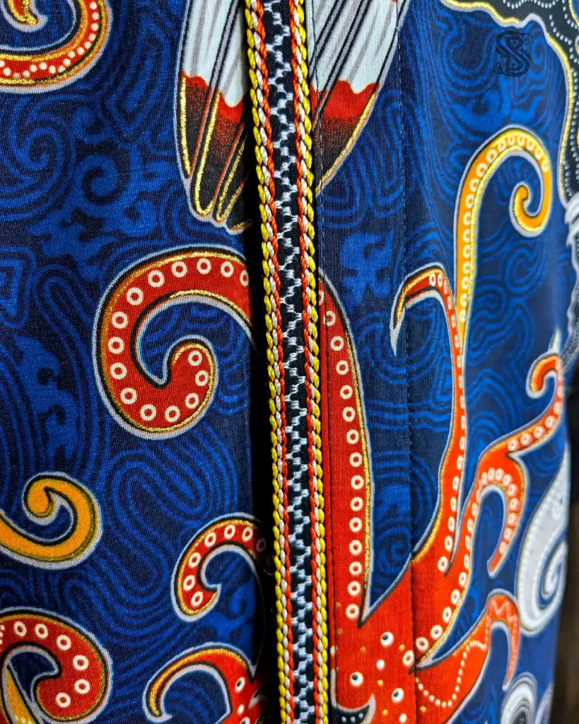 Batik Hornbill Heritage Navy 