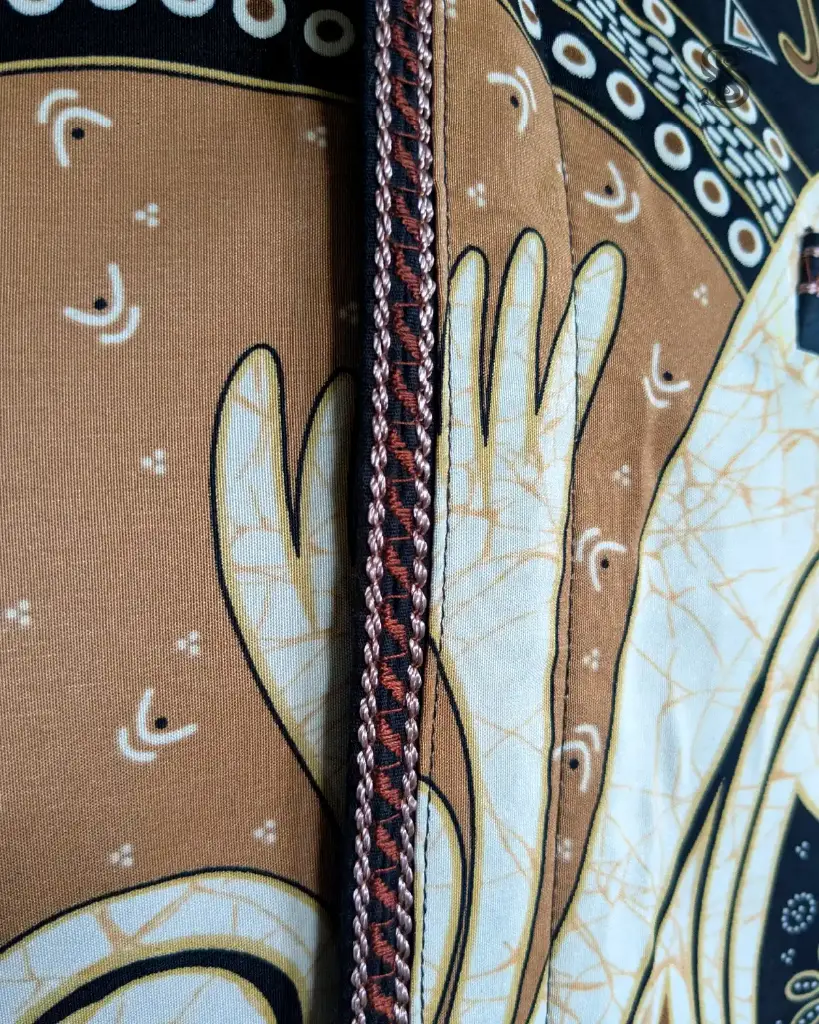 Batik Spiral Heritage Brown