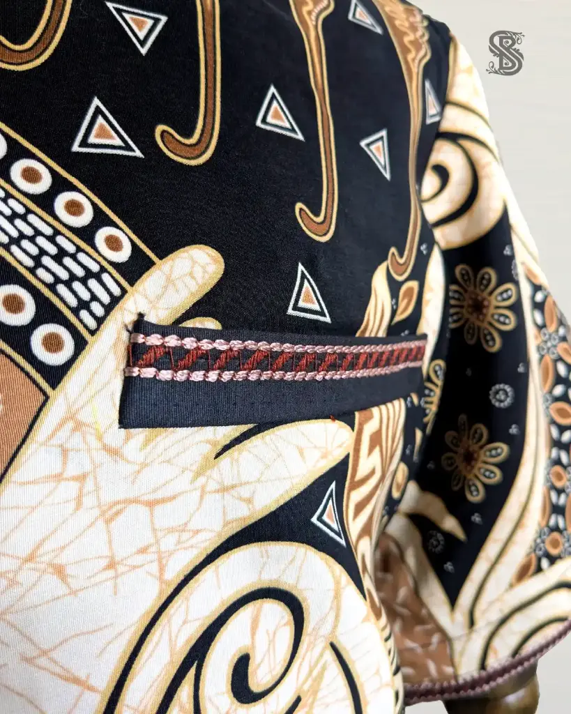 Batik Spiral Heritage Brown