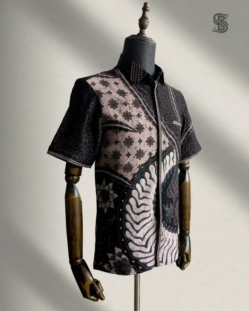 Batik Black Phoenix Elegance