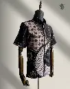 Batik Black Phoenix Elegance