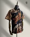 Batik Parang Flora Brown