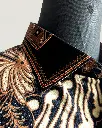 Batik Parang Flora Brown