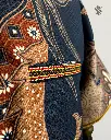 Batik Parang Flora Brown