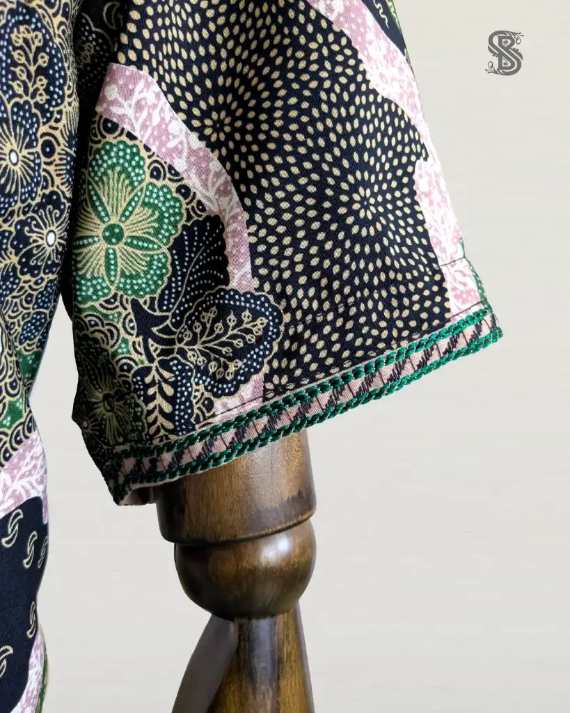 Batik Kawung Hijau Natural
