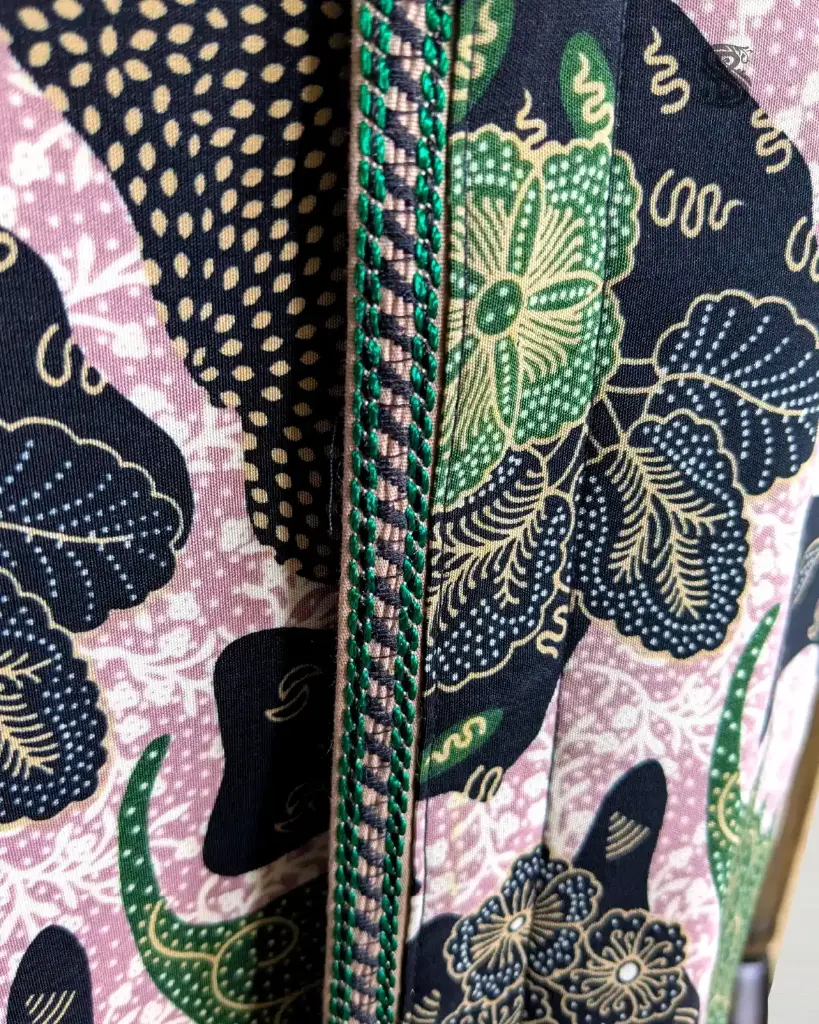 Batik Kawung Hijau Natural