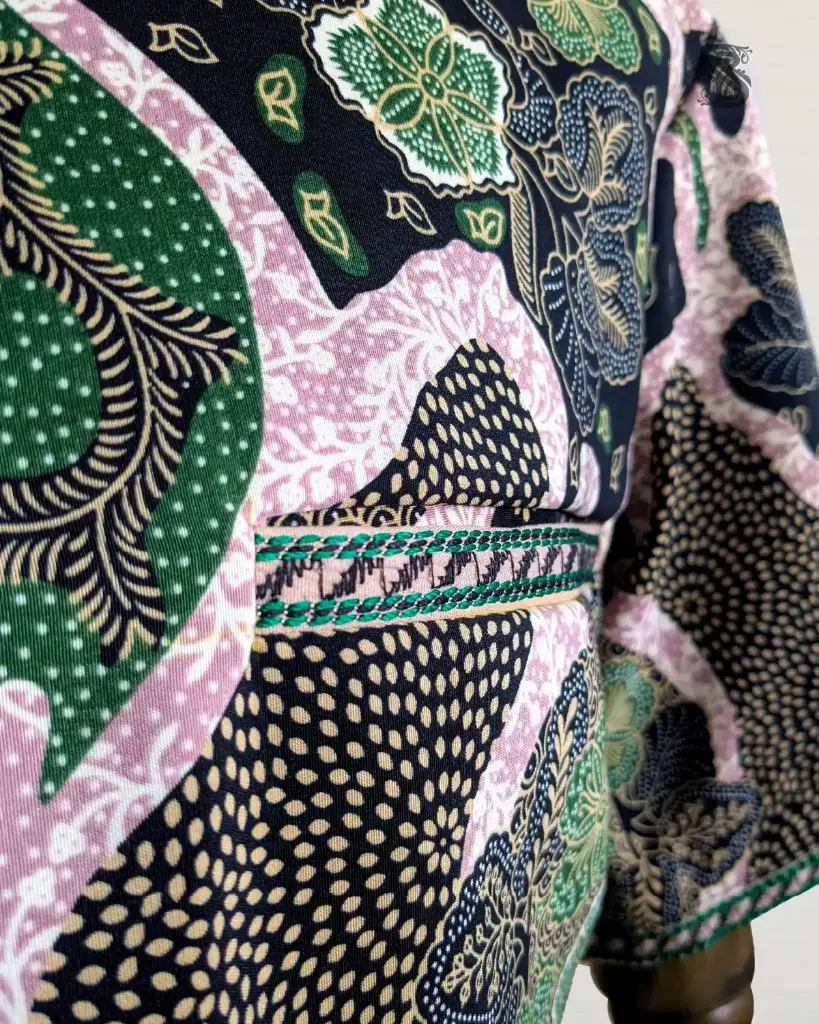 Batik Kawung Hijau Natural