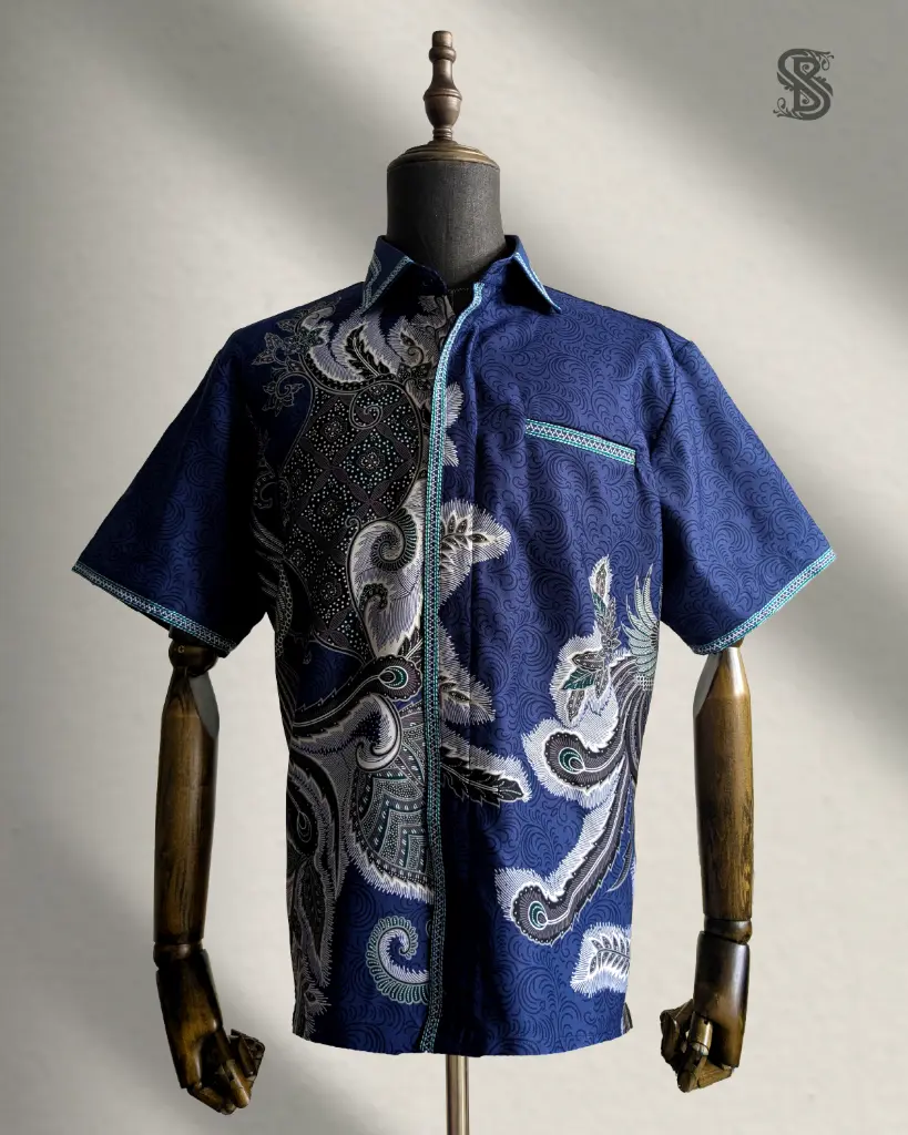 Batik Nusantara Biru