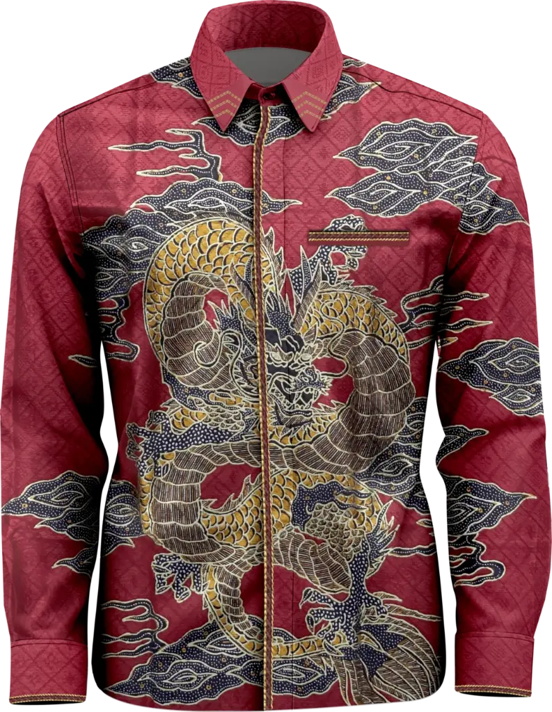 Batik Motif Naga Emas Abadi