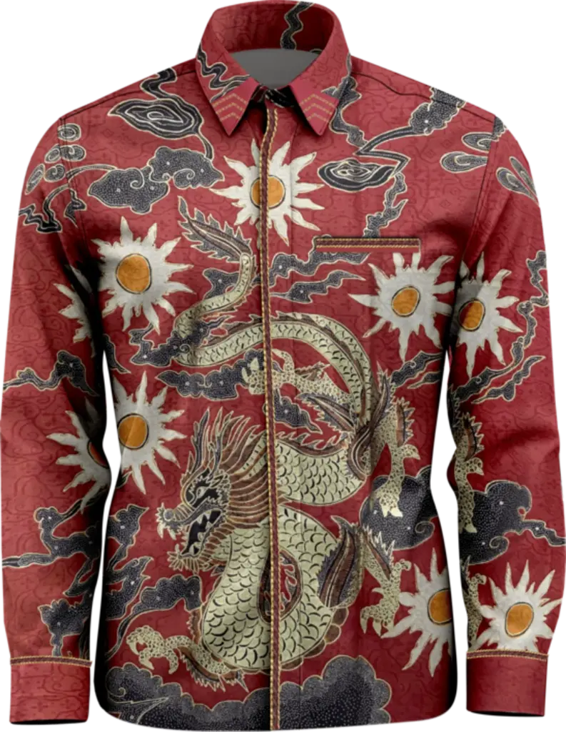 Batik Motif Naga Surya