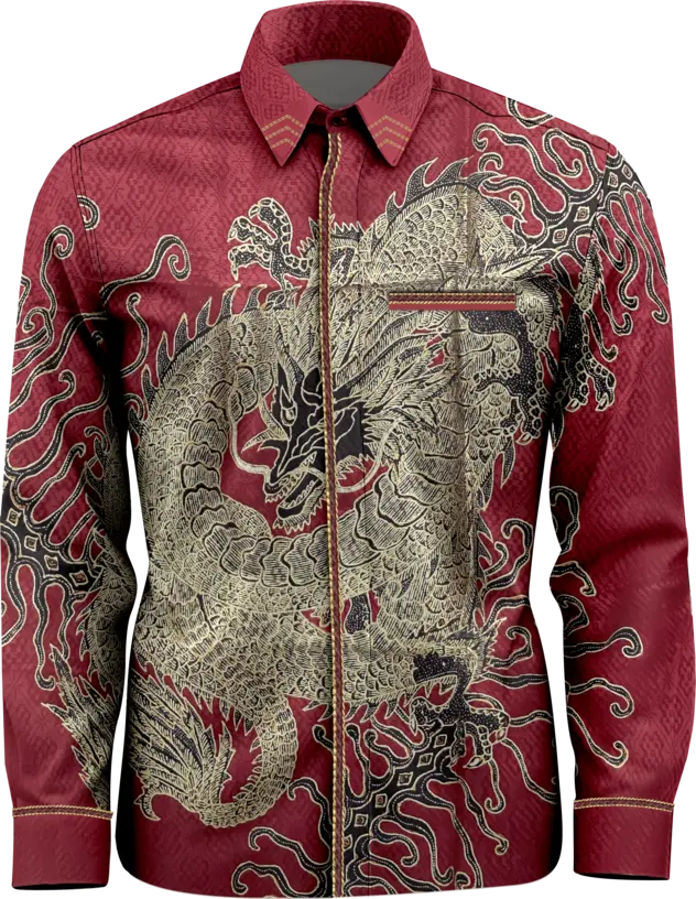 Batik Motif Naga Petir