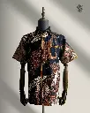 Batik Parang Flora Brown