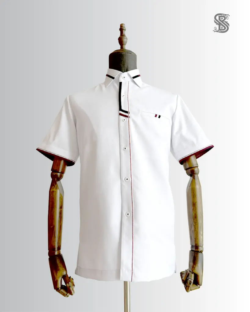 Kemeja White Monarch