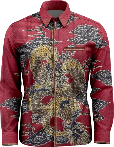 Batik Motif Naga Emas Abadi